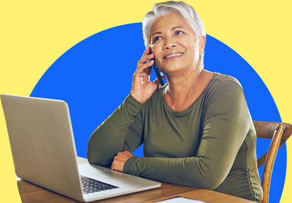 Woman on the phone